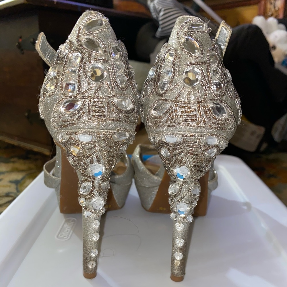 Silver heels